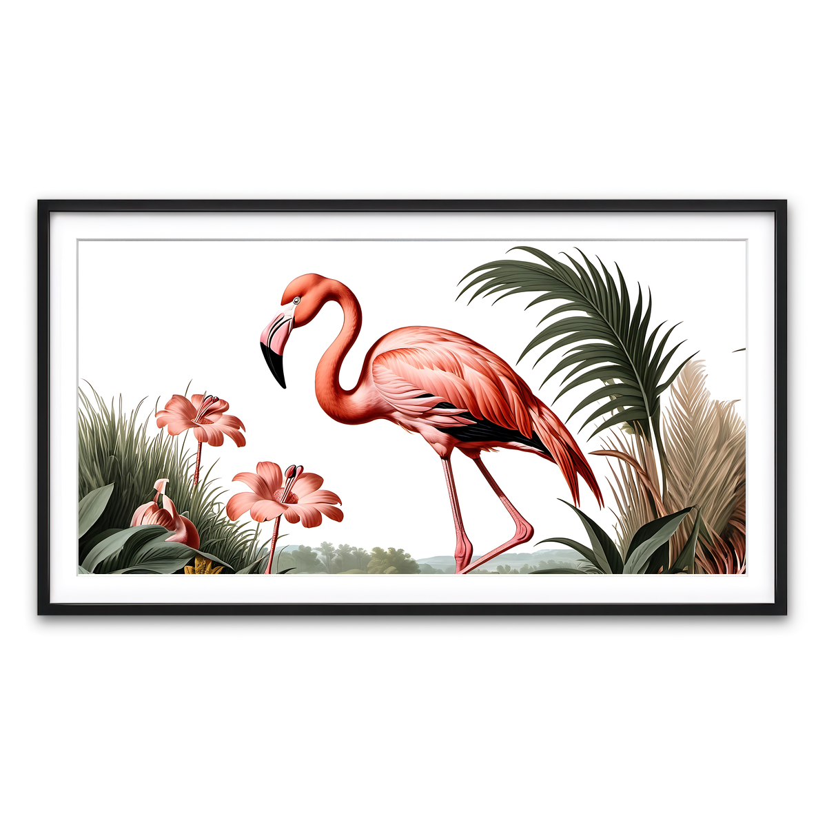 Framed Print 2x1 Black