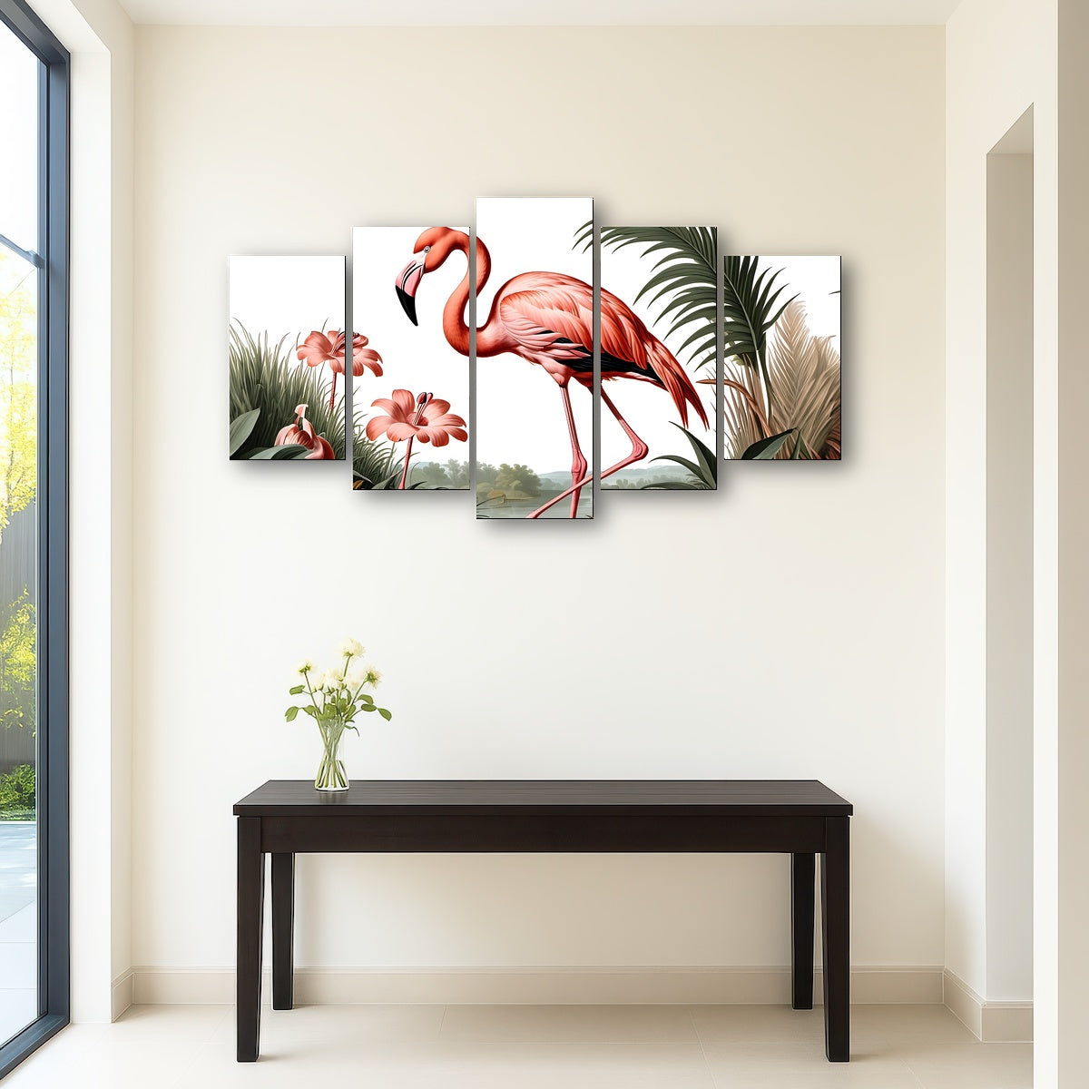 AUTO-MOCKUP ROOM | JJ Audubon's Style Flamingo