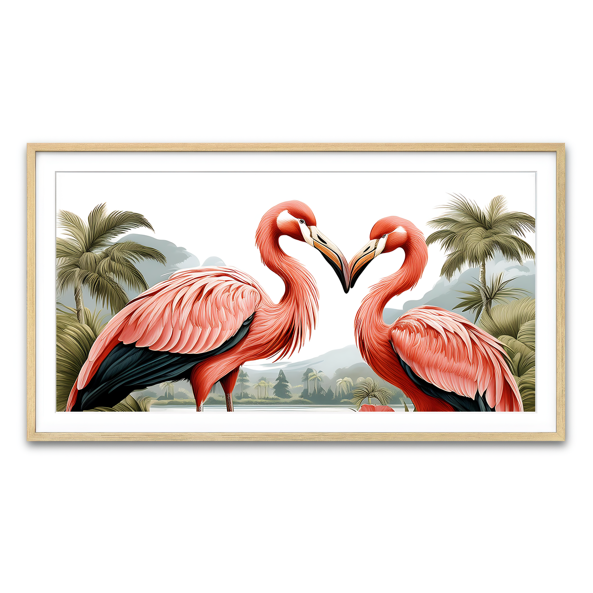 Framed Print 2x1 Natural