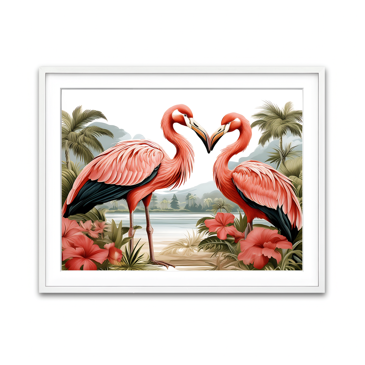 Framed Print 4x3 White