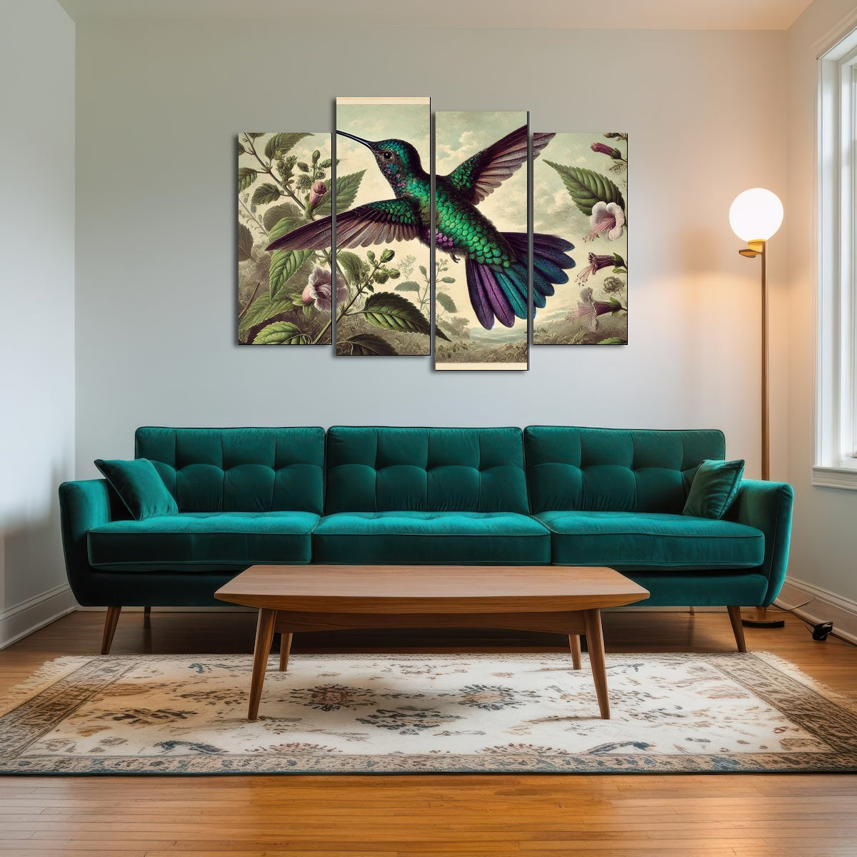 AUTO-MOCKUP ROOM | JJ Audubon's Style Hummingbird