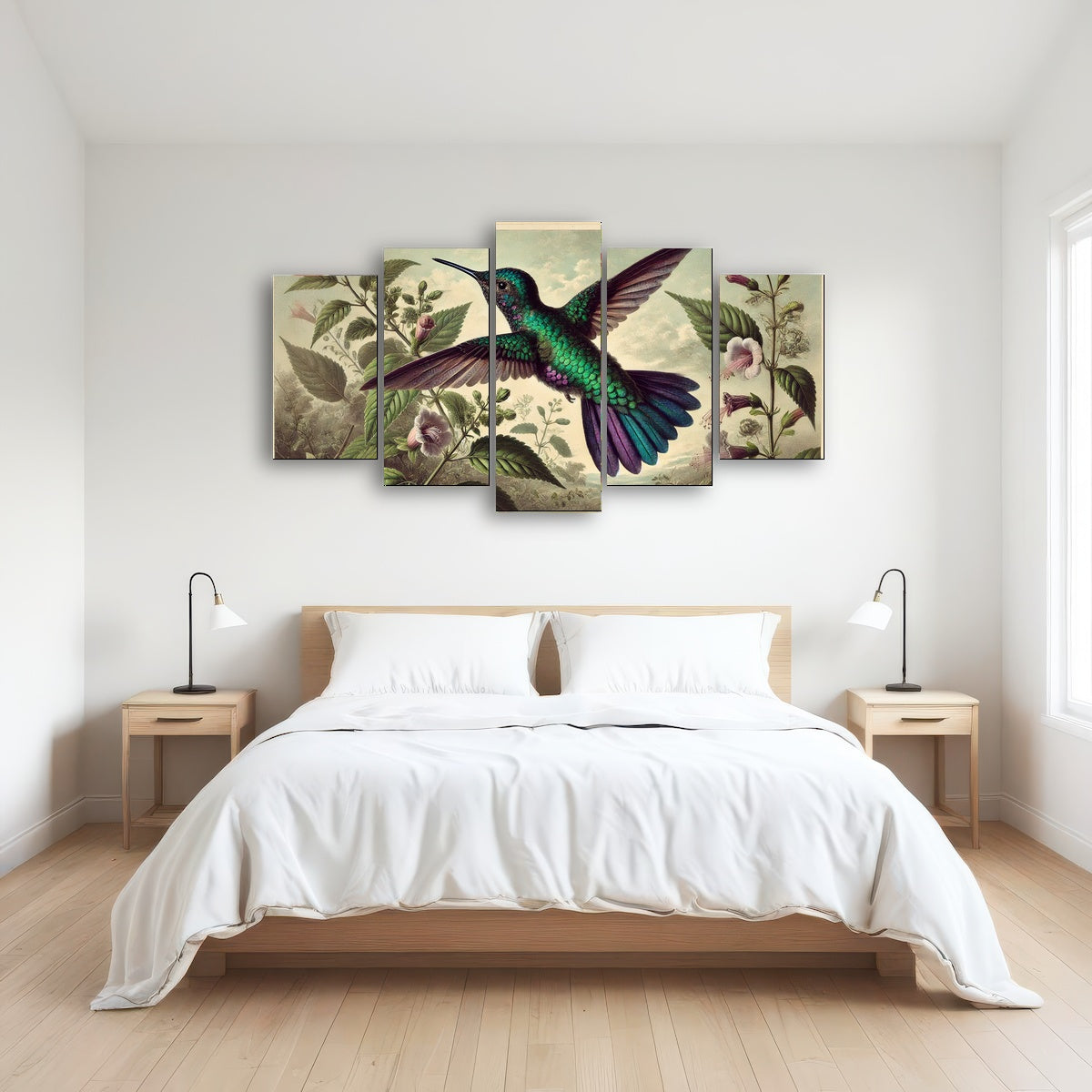AUTO-MOCKUP ROOM | JJ Audubon's Style Hummingbird