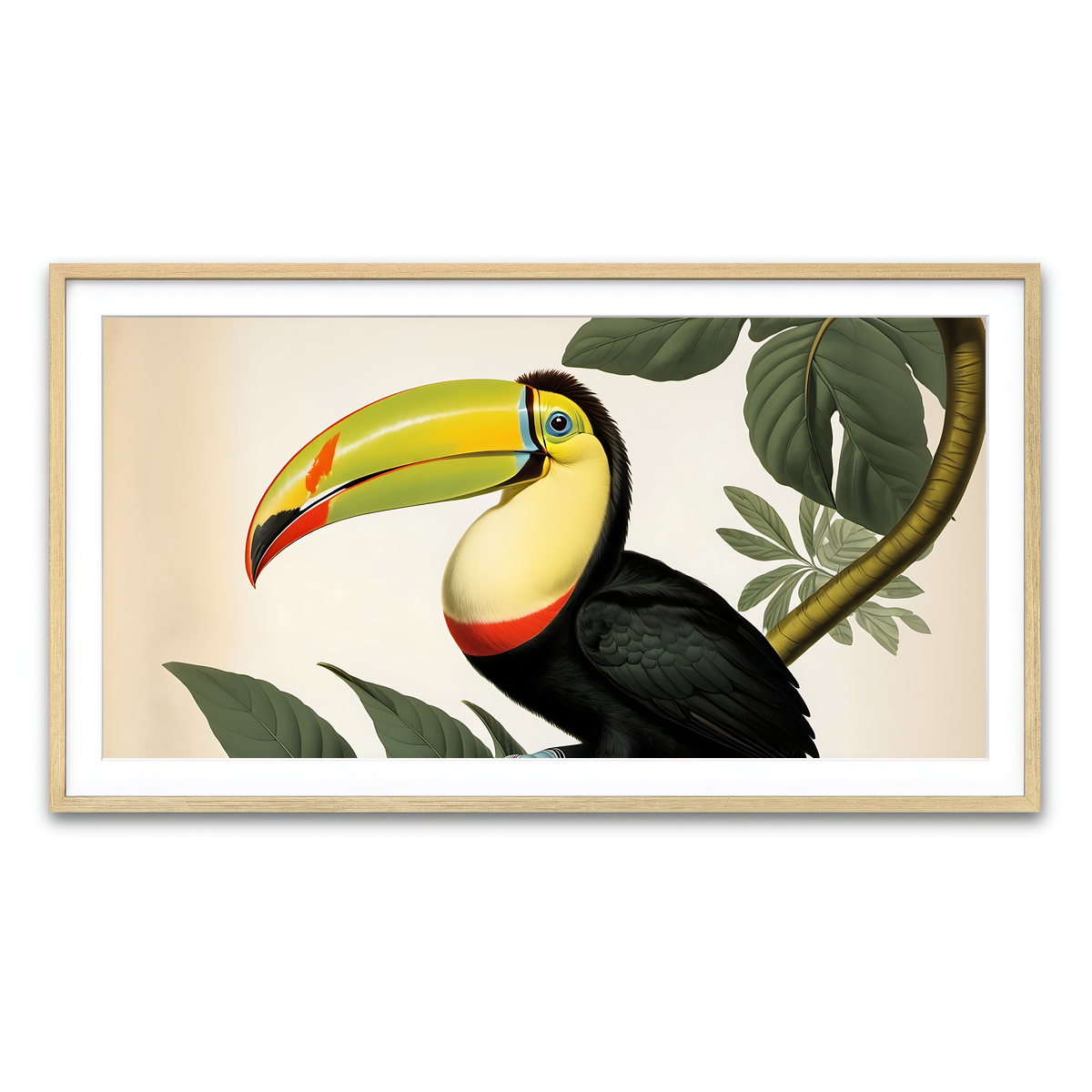 Framed Print 2x1 Natural