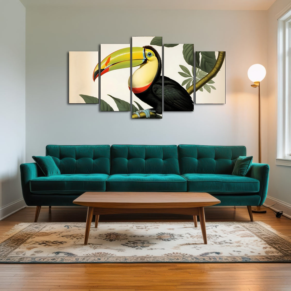 AUTO-MOCKUP ROOM | JJ Audubon's Style Keel-Billed Toucan