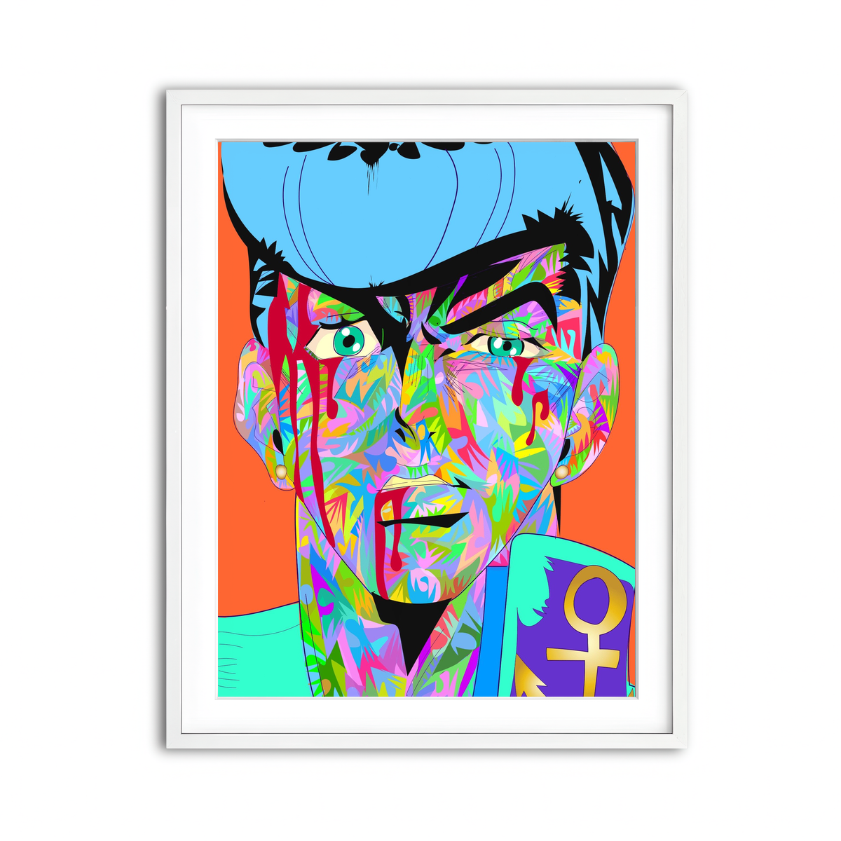 Framed Print 3x4 White