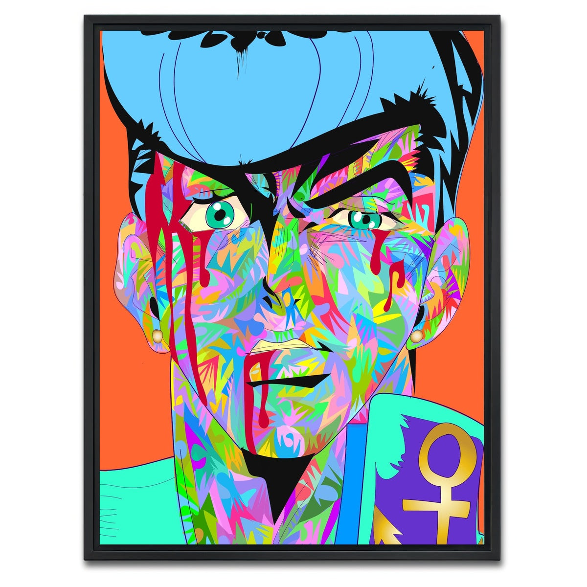 AUTO-MOCKUP WHITE | JOJO BLOOD | 1 Piece | Black Framed Canvas | group=3x4