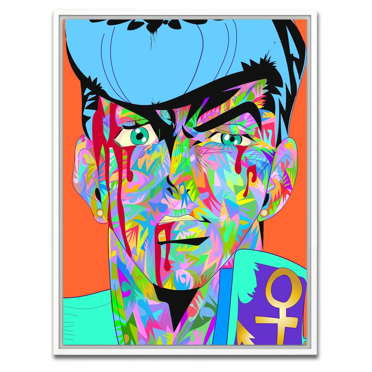 AUTO-MOCKUP WHITE | JOJO BLOOD | 1 Piece | White Framed Canvas | group=3x4