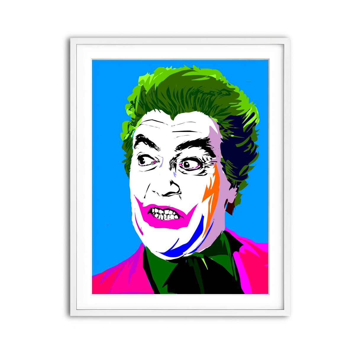 Framed Print 3x4 White