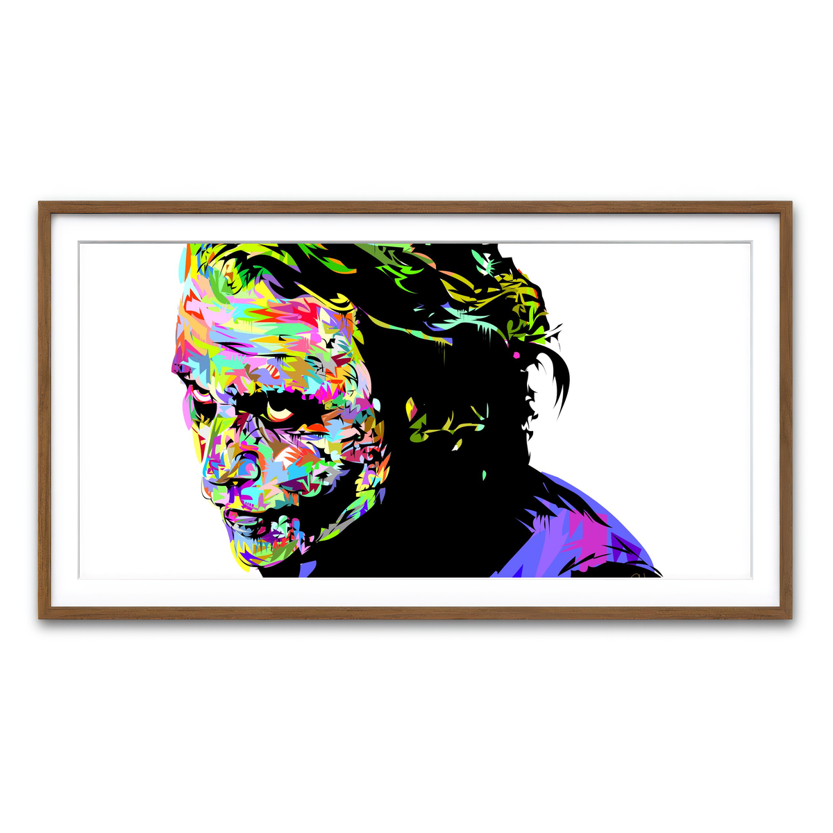 Framed Print 2x1 Walnut