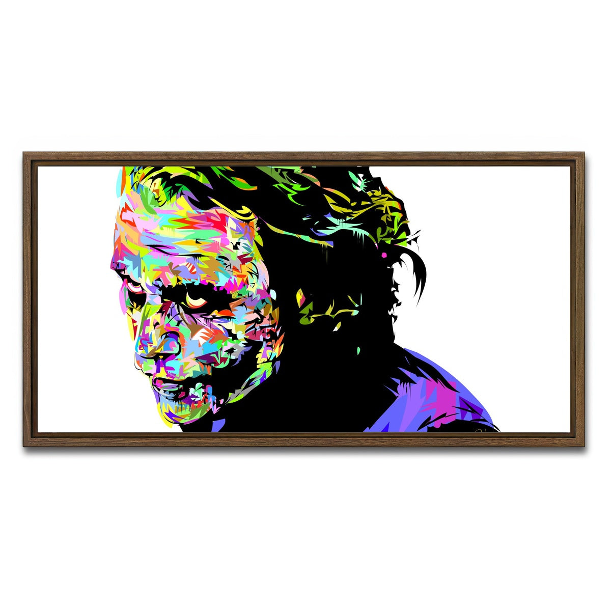 AUTO-MOCKUP WHITE | JOKER HEATH WHITE | 1 Piece | Walnut Framed Canvas | group=2x1