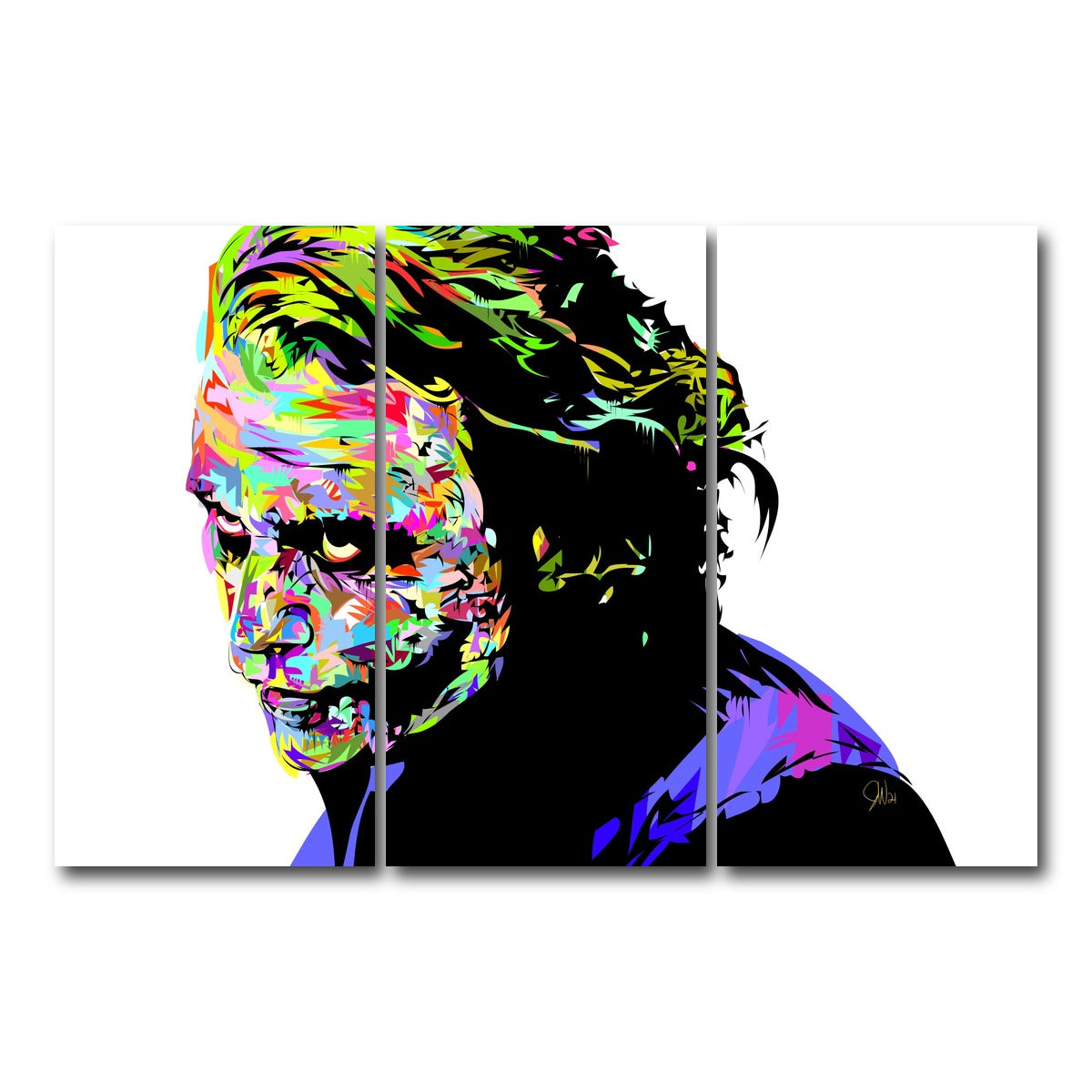 AUTO-MOCKUP WHITE | JOKER HEATH WHITE | 3 Piece | Gallery Wrap Canvas | group=12x24