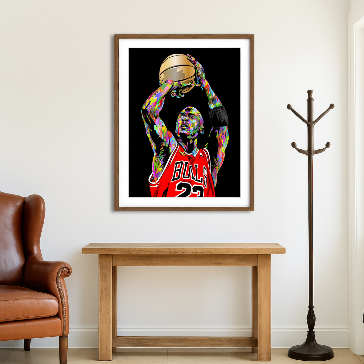 AUTO-MOCKUP ROOM | Jordan Jumper Wall Art