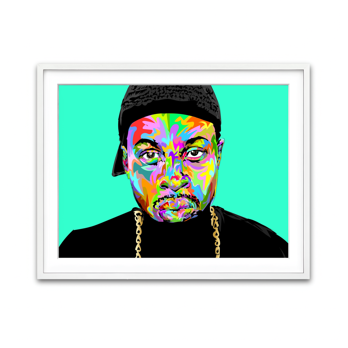 Framed Print 4x3 White