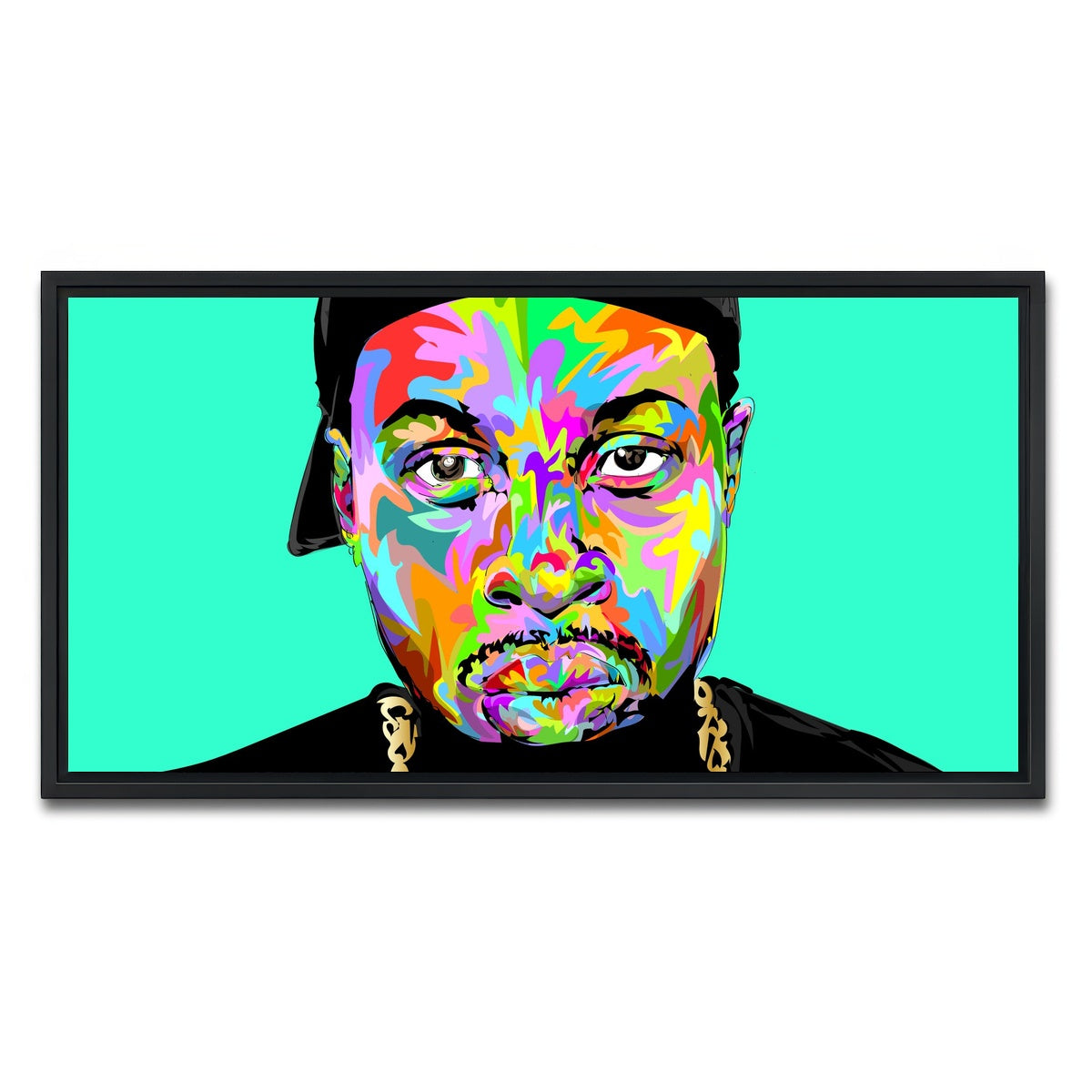 AUTO-MOCKUP WHITE | J DILLA | 1 Piece | Black Framed Canvas | group=2x1