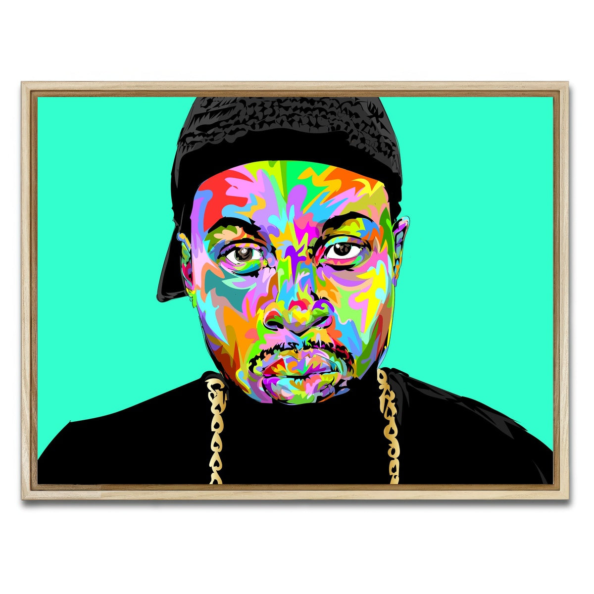 AUTO-MOCKUP WHITE | J DILLA | 1 Piece | Natural Framed Canvas | group=4x3