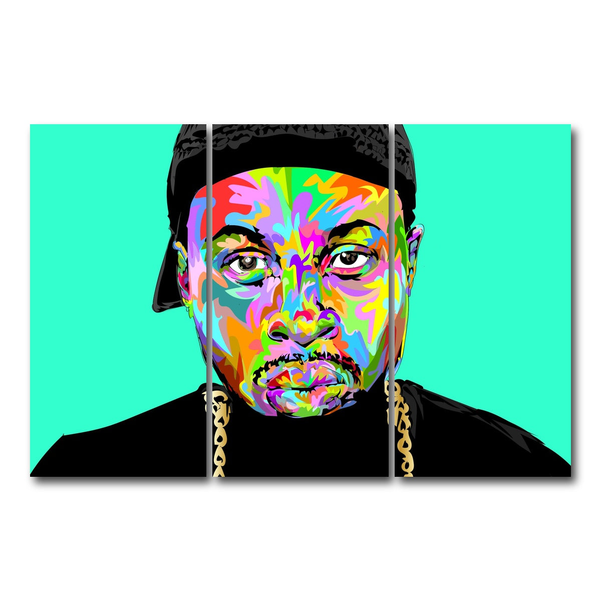 AUTO-MOCKUP WHITE | J DILLA | 3 Piece | Gallery Wrap Canvas | group=12x24