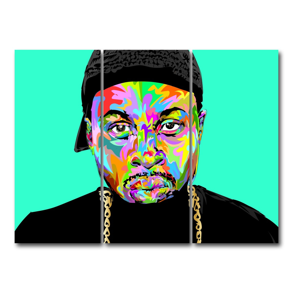 AUTO-MOCKUP WHITE | J DILLA | 3 Piece | Gallery Wrap Canvas | group=8x18