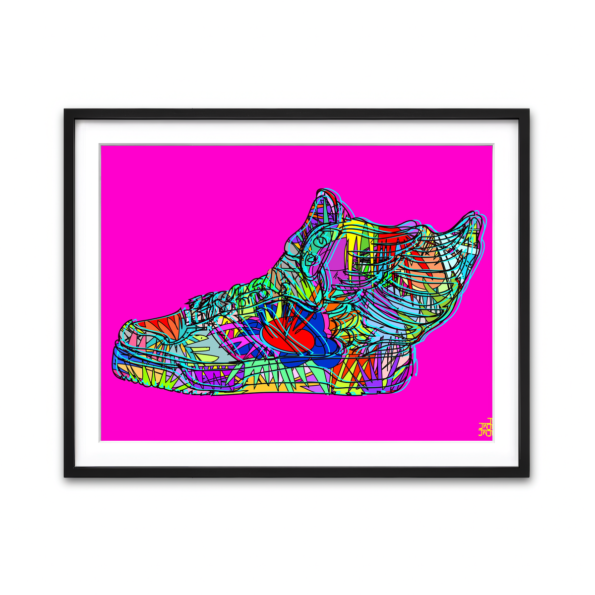 Framed Print 4x3 Black