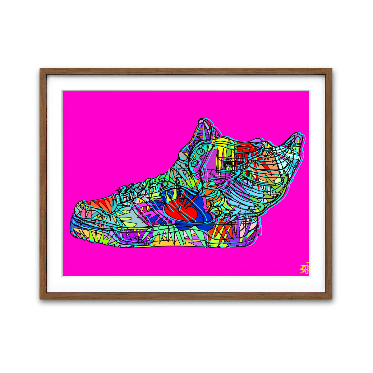 Framed Print 4x3 Walnut