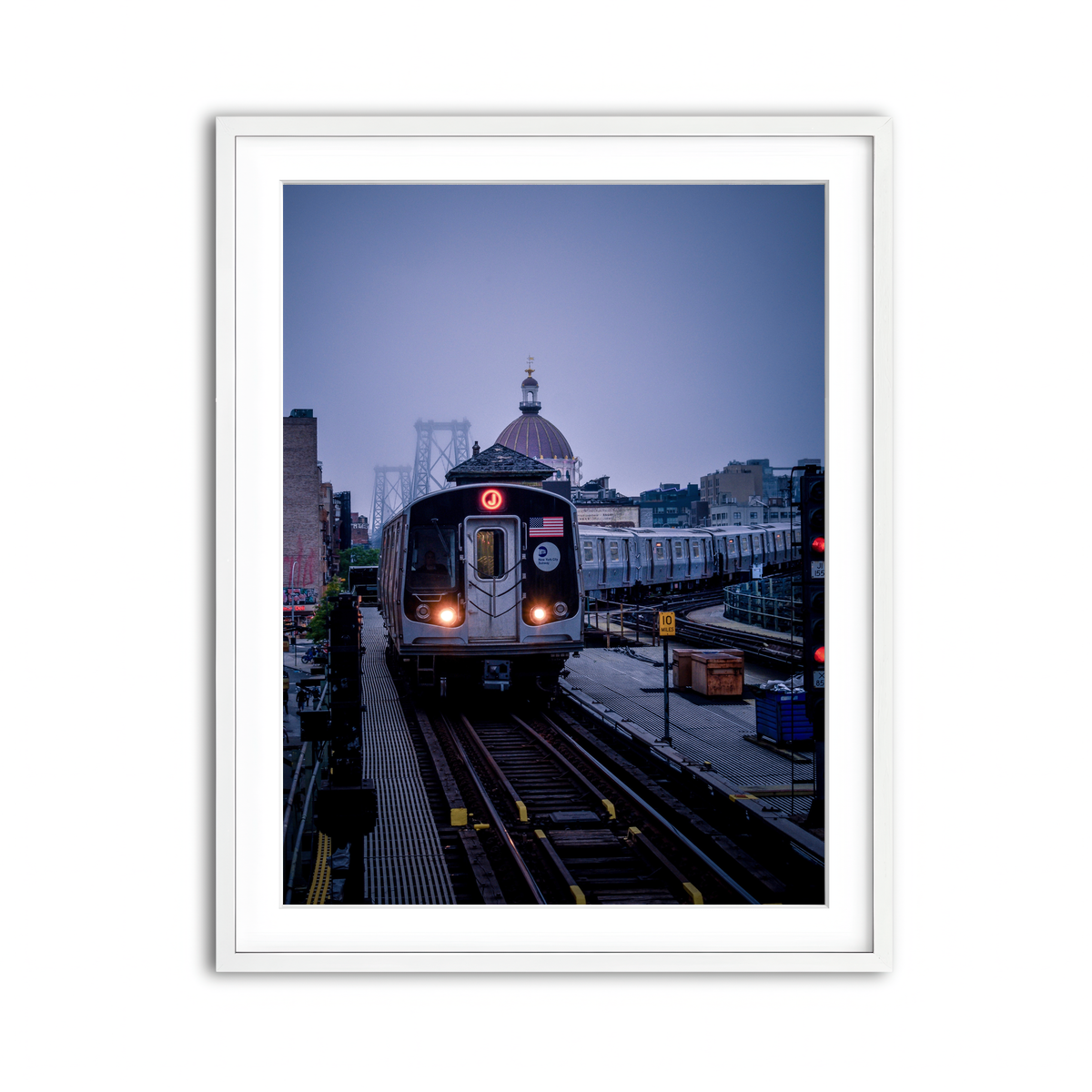 Framed Print 3x4 White