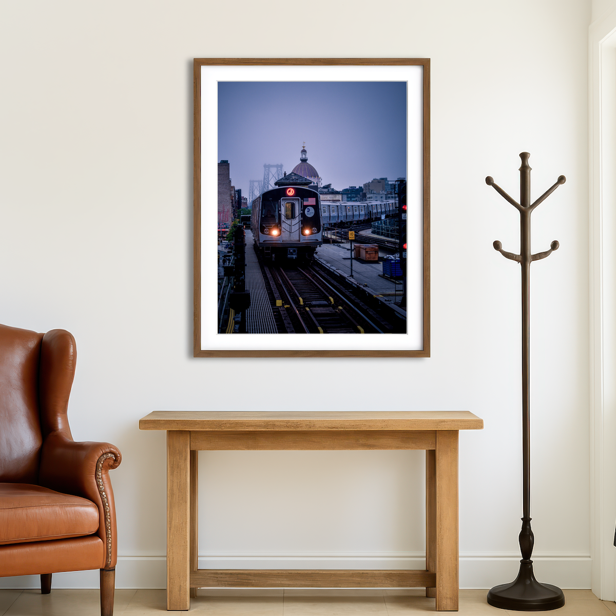 AUTO-MOCKUP ROOM | J Train Wall Art