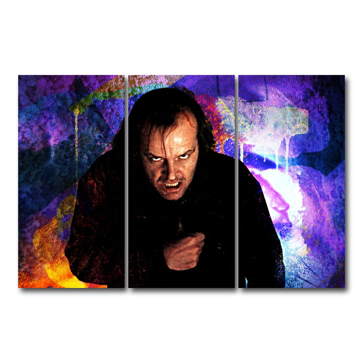 AUTO-MOCKUP WHITE | Jack Hedge Maze | 3 Piece | Gallery Wrap Canvas | group=12x24