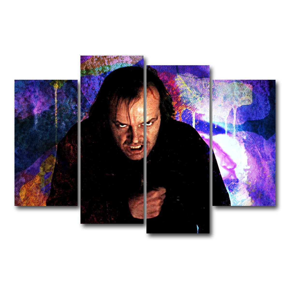 AUTO-MOCKUP WHITE | Jack Hedge Maze | 4 Piece | Gallery Wrap Canvas | group=4_short