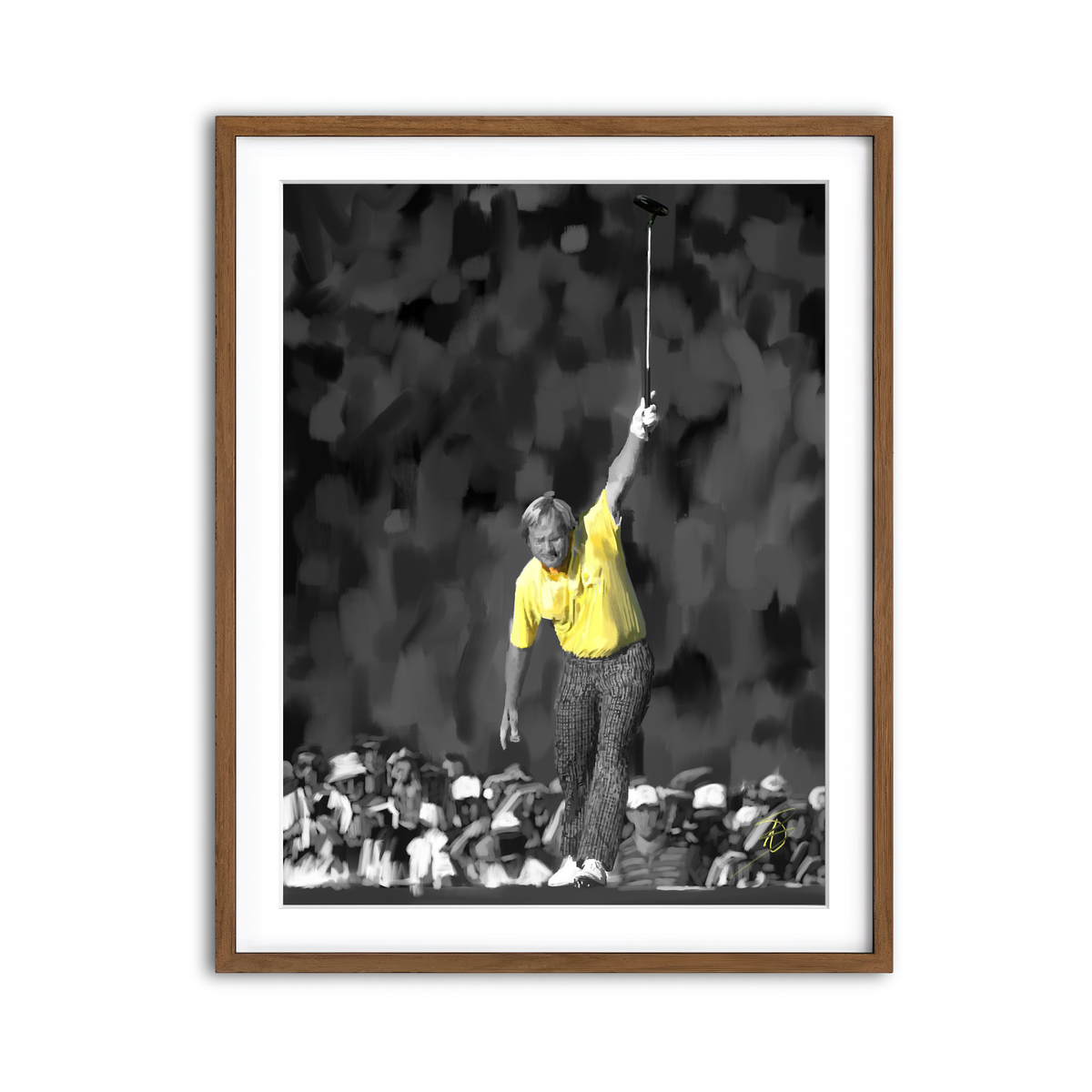 Framed Print 3x4 Walnut