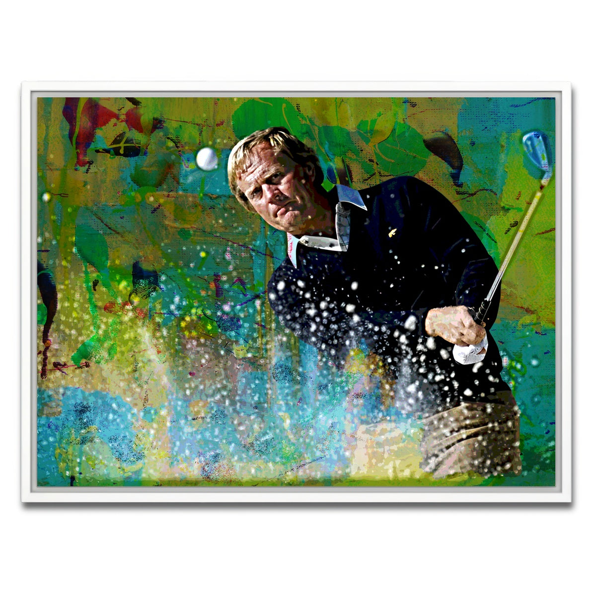 AUTO-MOCKUP WHITE | Jack Nicklaus | 1 Piece | White Framed Canvas | group=4x3