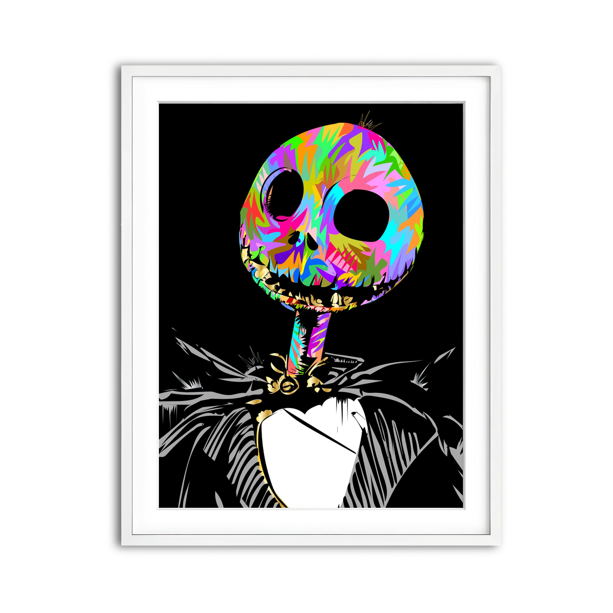 Framed Print 3x4 White