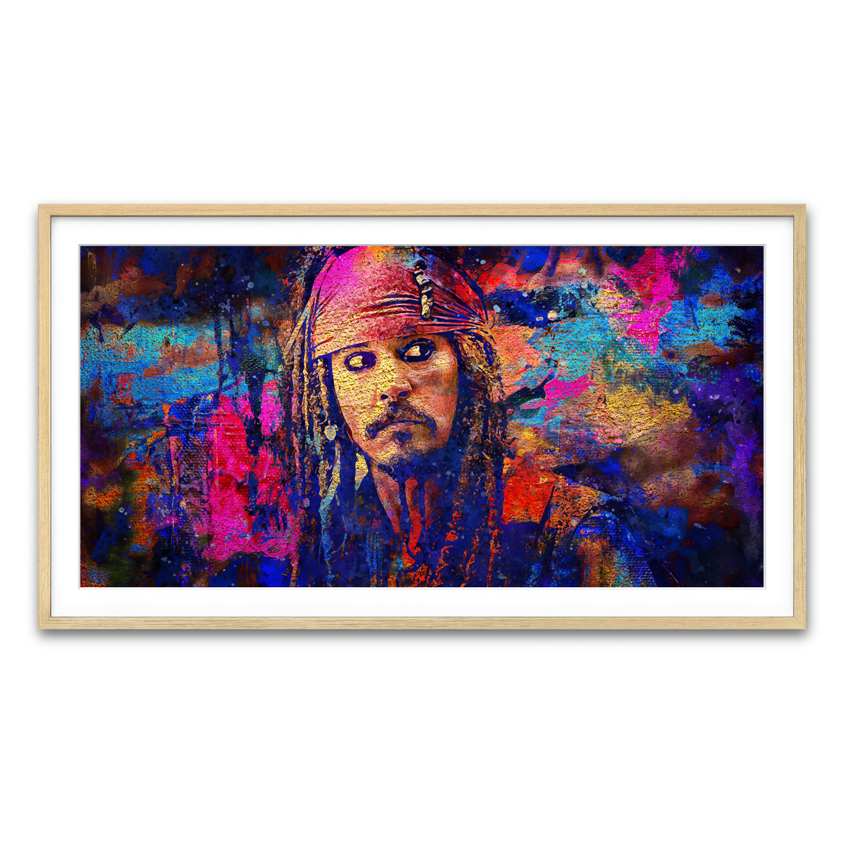 Framed Print 2x1 Natural