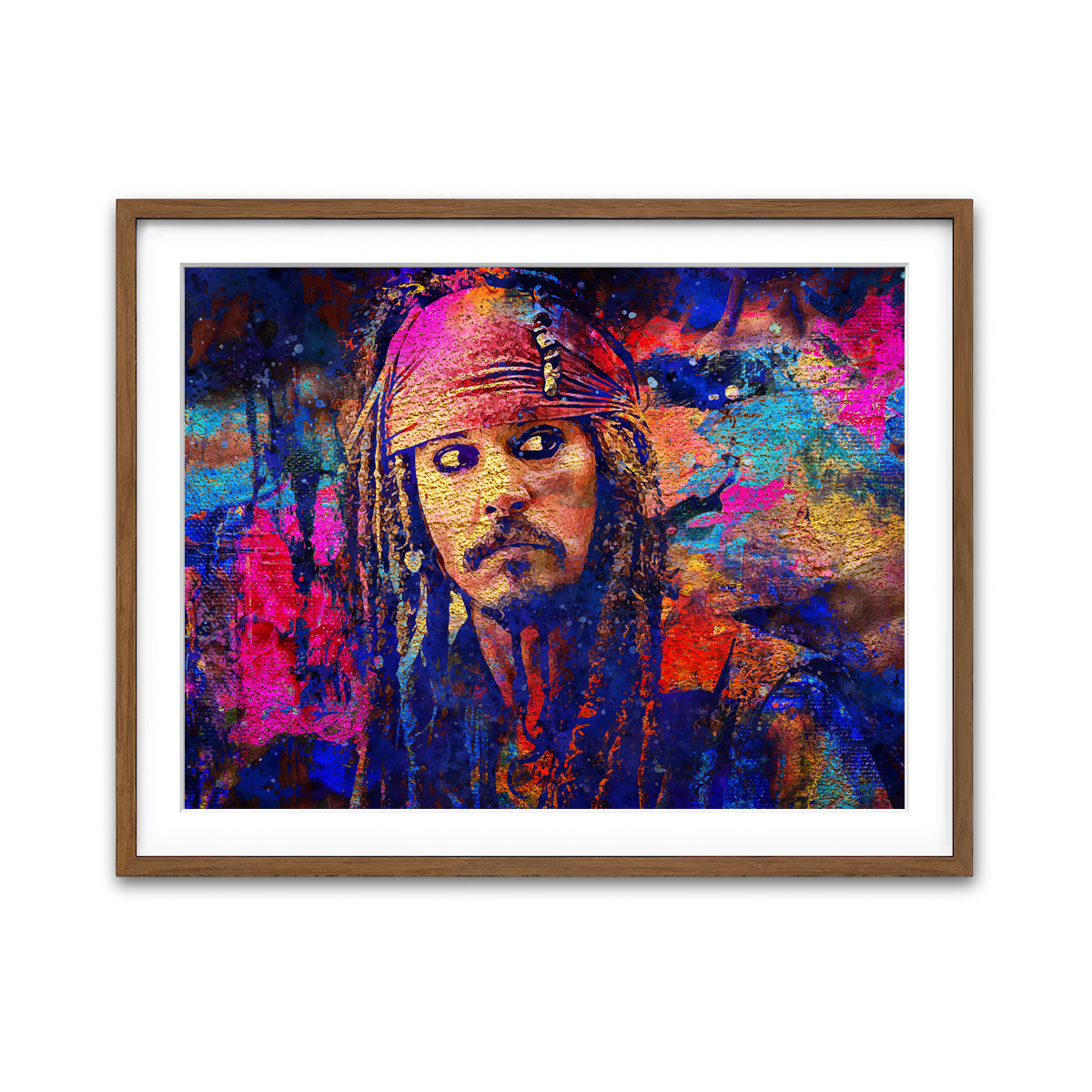 Framed Print 4x3 Walnut