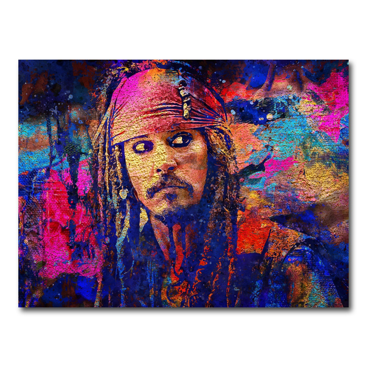 AUTO-MOCKUP WHITE | Jack Sparrow | 1 Piece | Gallery Wrap Canvas | group=4x3