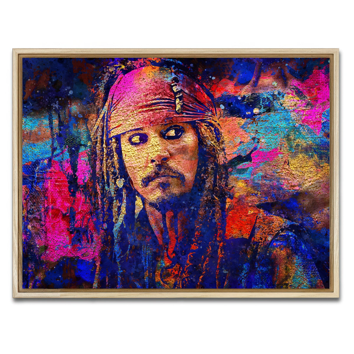AUTO-MOCKUP WHITE | Jack Sparrow | 1 Piece | Natural Framed Canvas | group=4x3