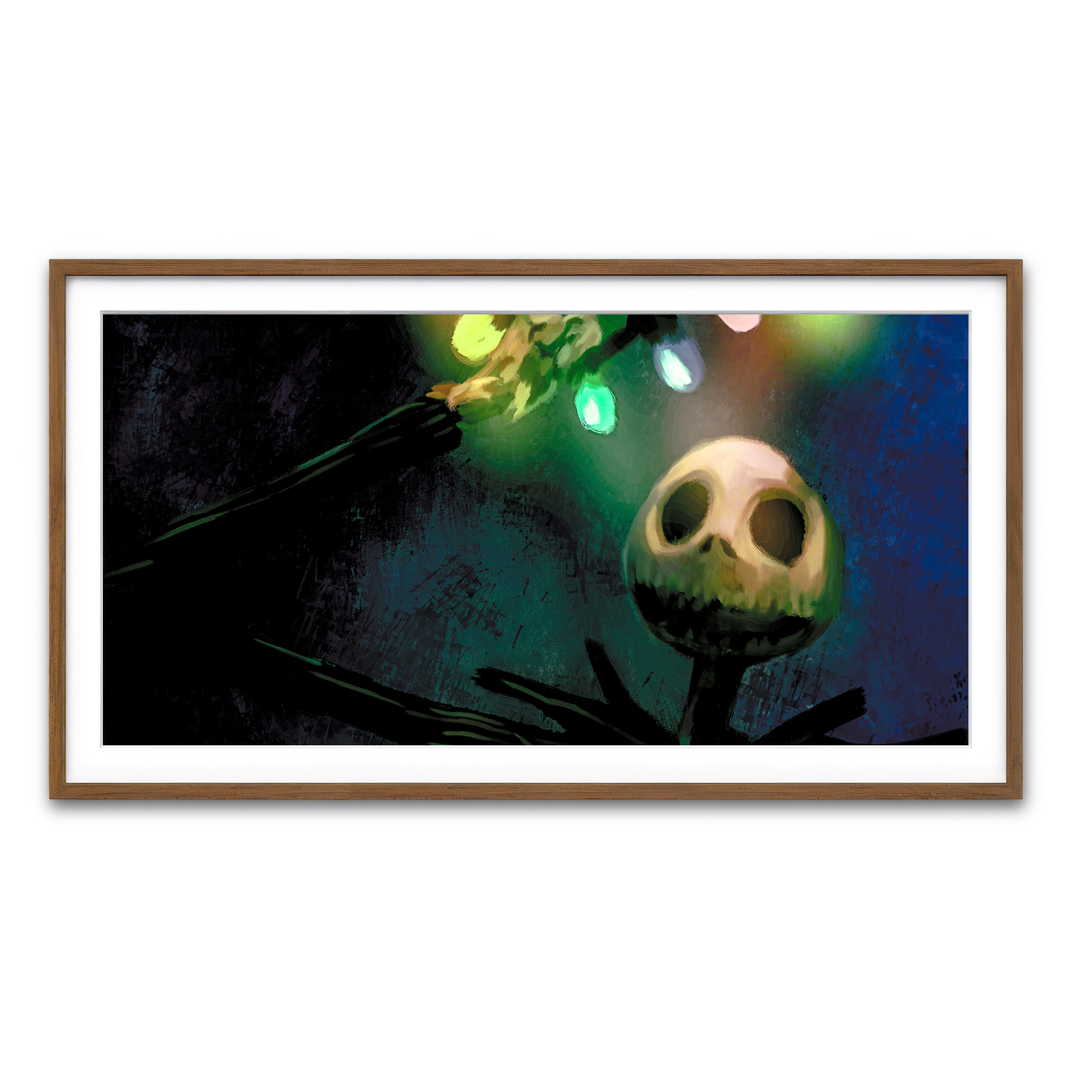 Framed Print 2x1 Walnut