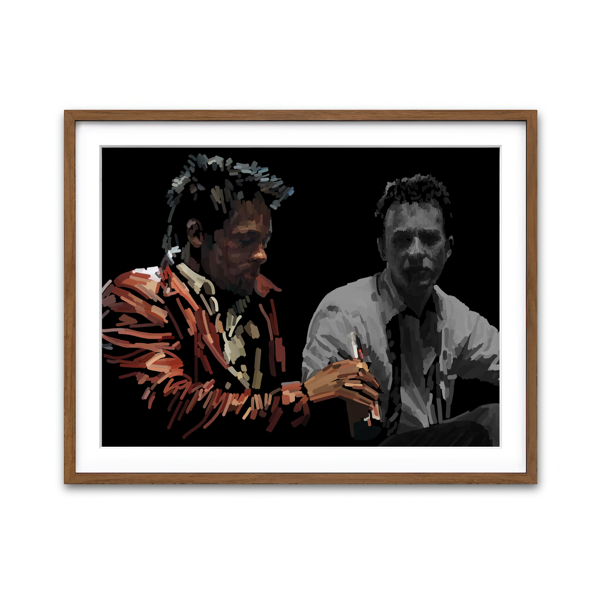 Framed Print 4x3 Walnut