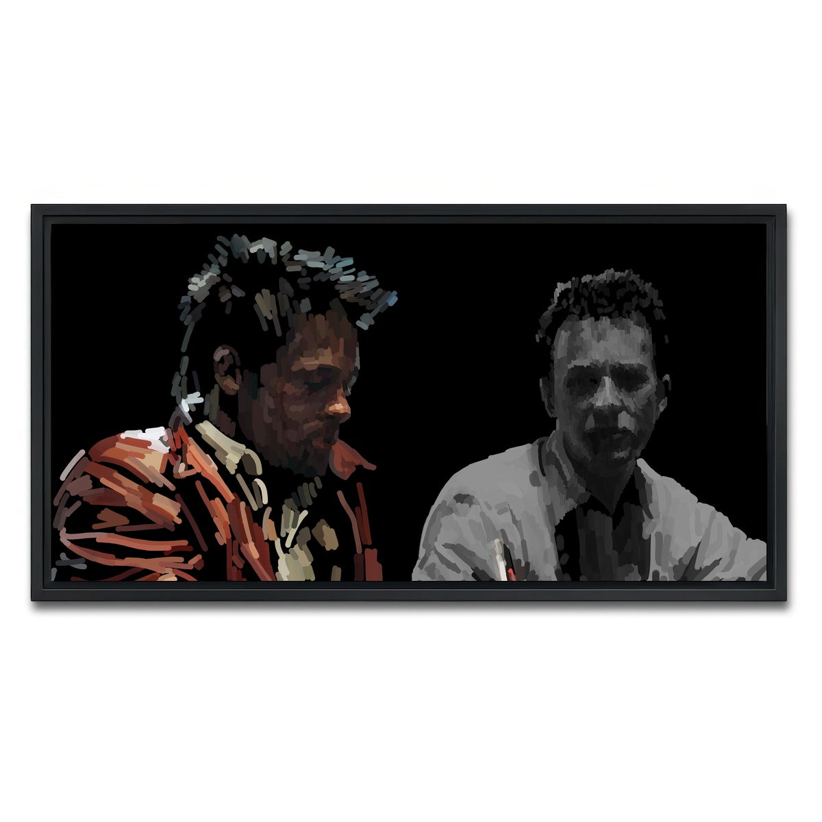 AUTO-MOCKUP WHITE | Jack and Tyler | 1 Piece | Black Framed Canvas | group=2x1