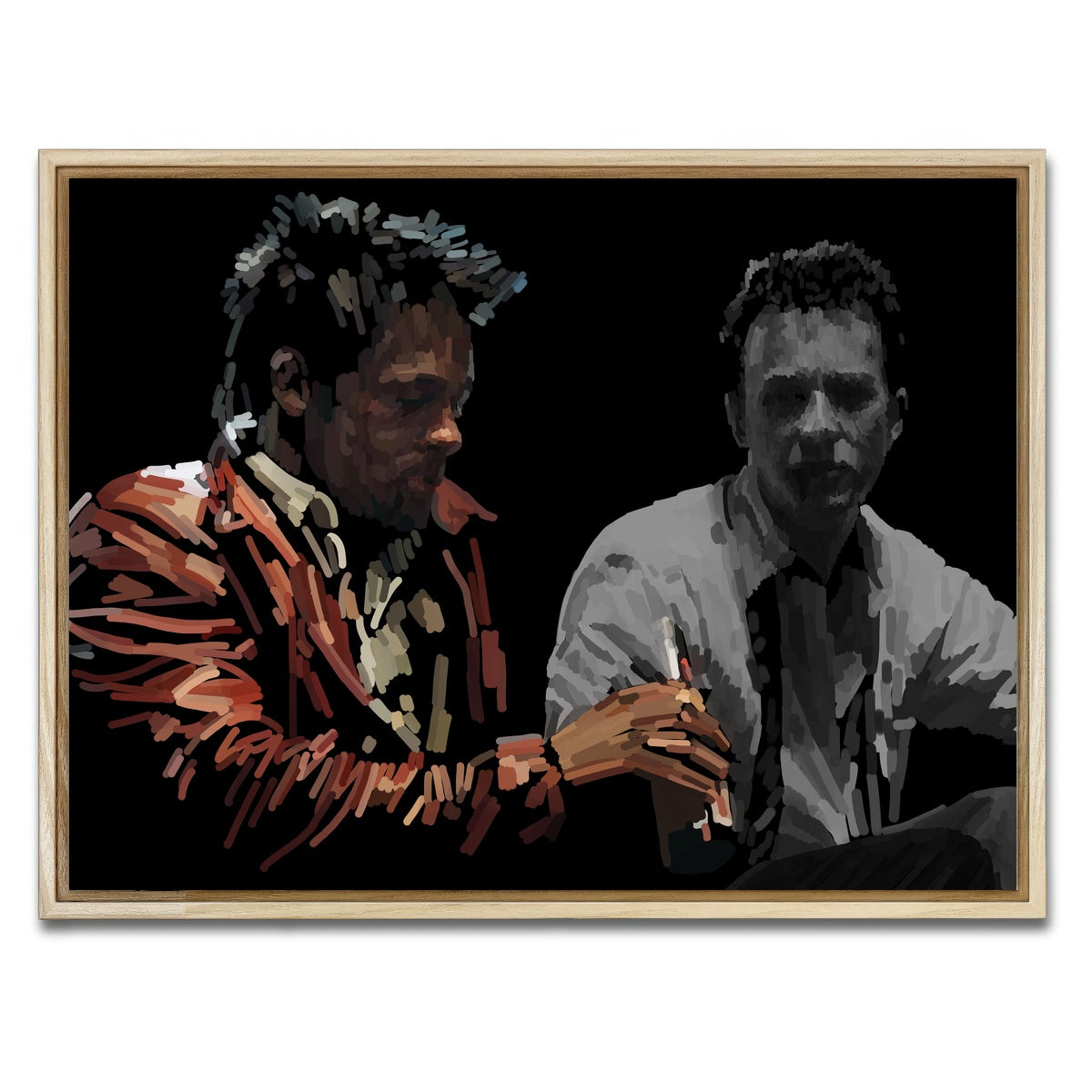 AUTO-MOCKUP WHITE | Jack and Tyler | 1 Piece | Natural Framed Canvas | group=4x3