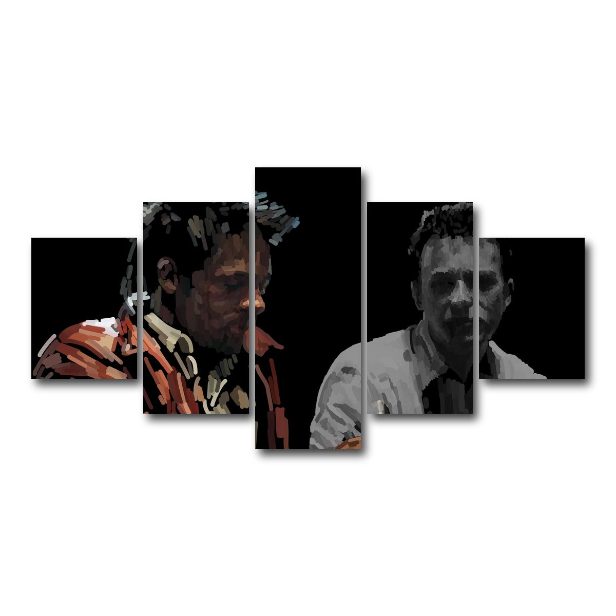 AUTO-MOCKUP WHITE | Jack and Tyler | 5 Piece | Gallery Wrap Canvas | group=5_short