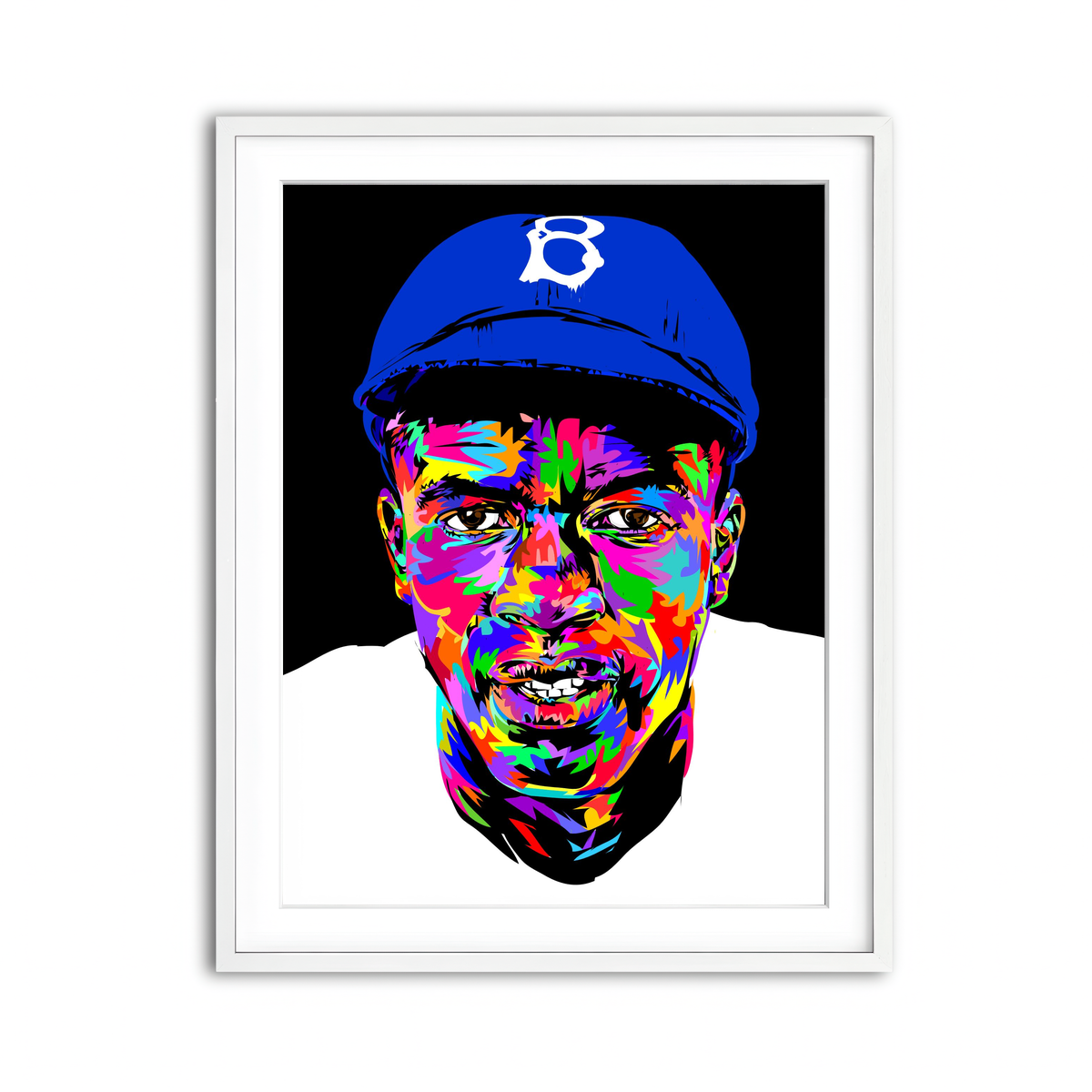 Framed Print 3x4 White