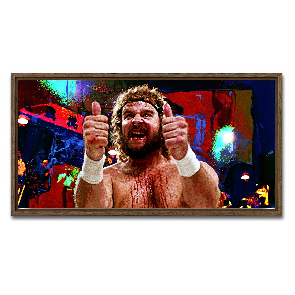 AUTO-MOCKUP WHITE | Jackson | 1 Piece | Walnut Framed Canvas | group=2x1