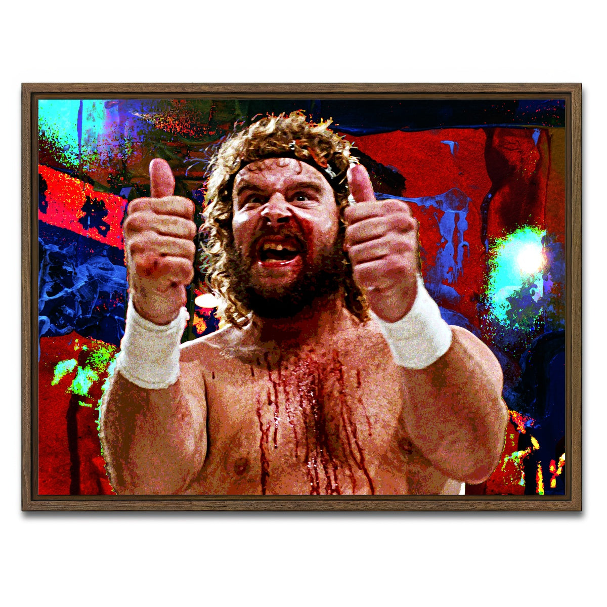 AUTO-MOCKUP WHITE | Jackson | 1 Piece | Walnut Framed Canvas | group=4x3