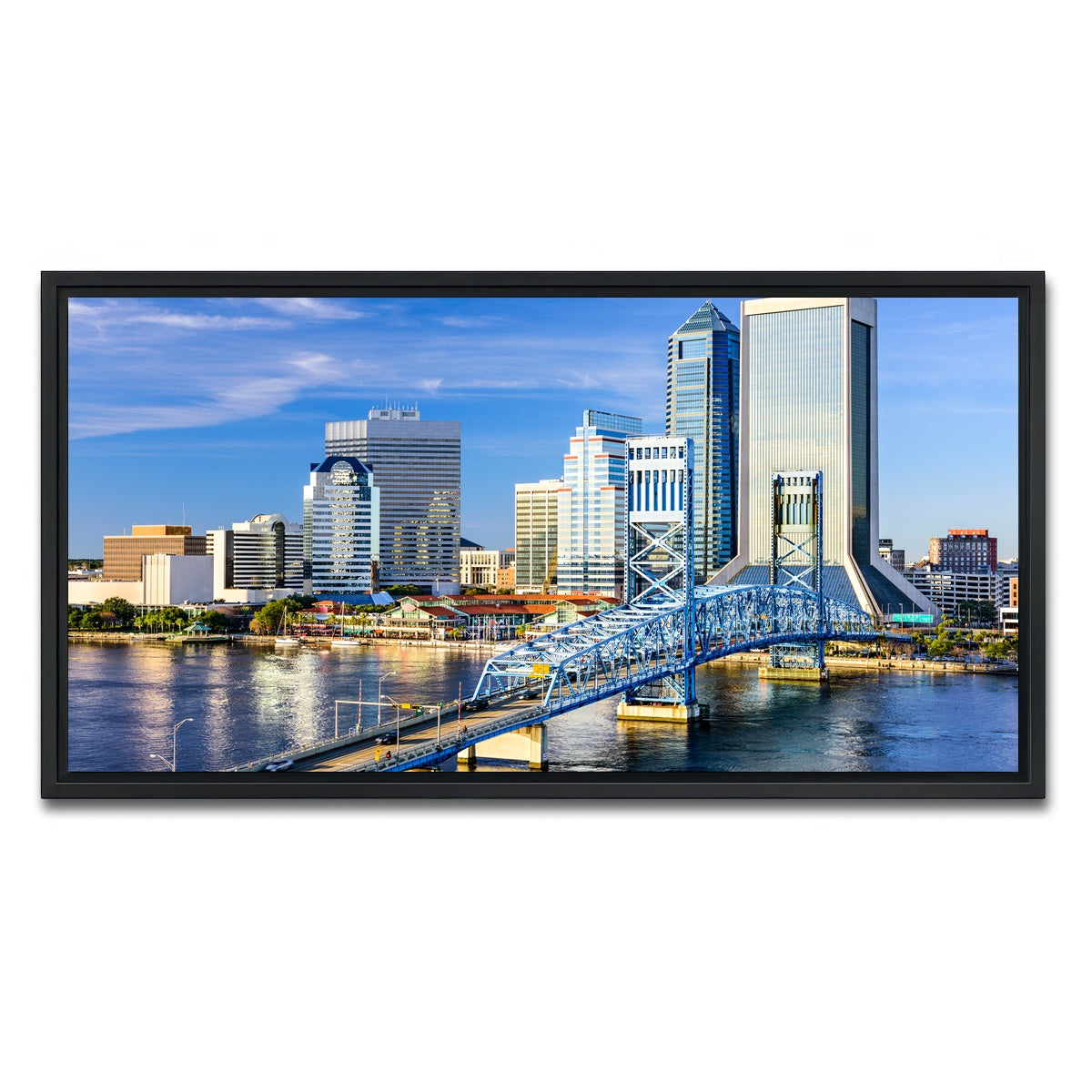 AUTO-MOCKUP WHITE | Jacksonville | 1 Piece | Black Framed Canvas | group=2x1