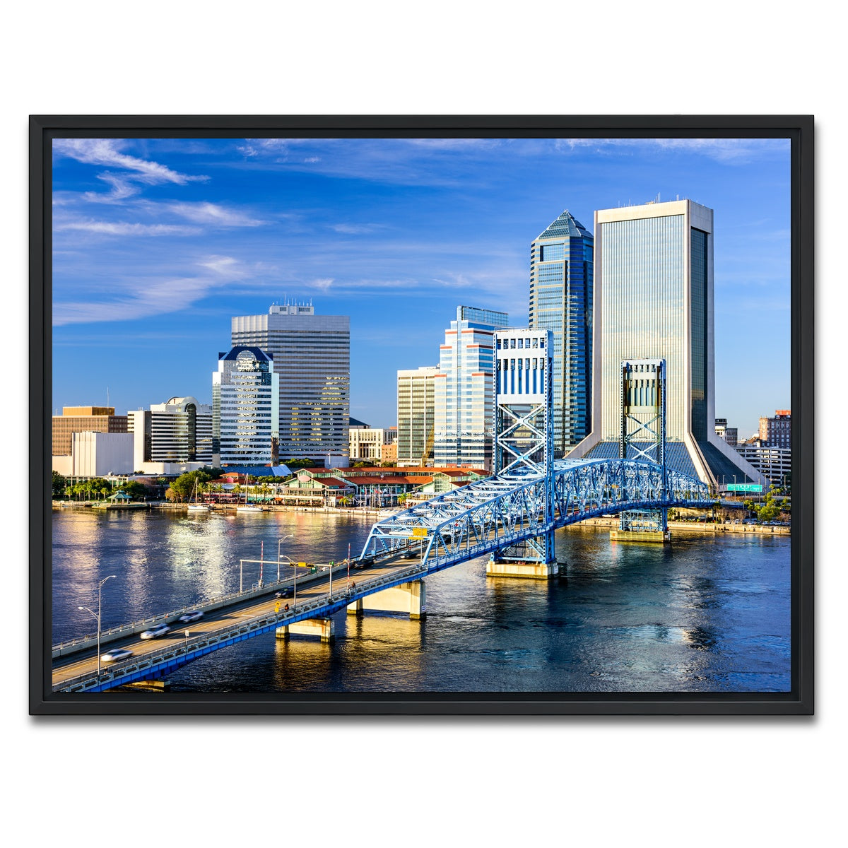AUTO-MOCKUP WHITE | Jacksonville | 1 Piece | Black Framed Canvas | group=4x3