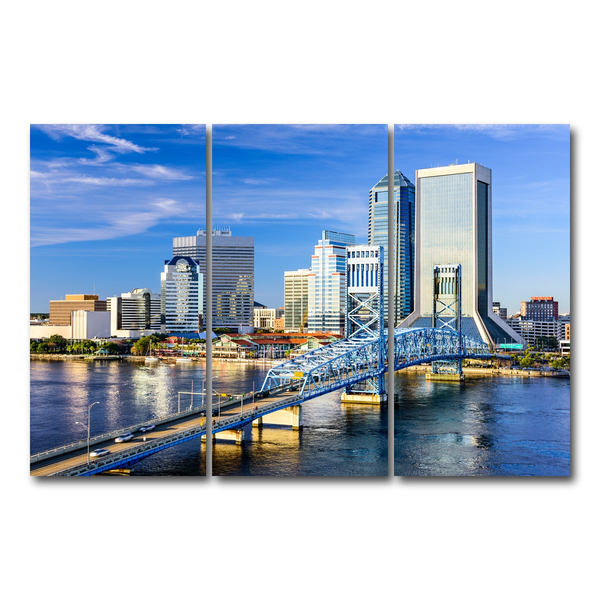 AUTO-MOCKUP WHITE | Jacksonville | 3 Piece | Gallery Wrap Canvas | group=12x24