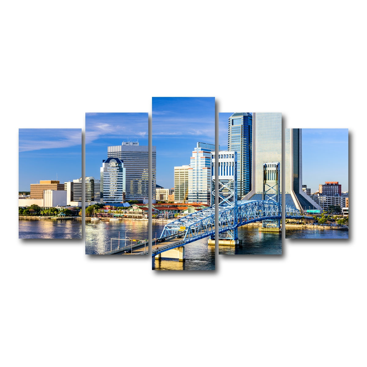 AUTO-MOCKUP WHITE | Jacksonville | 5 Piece | Gallery Wrap Canvas | group=5_normal