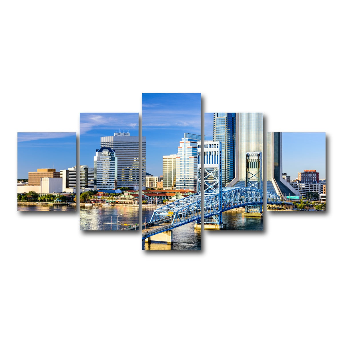 AUTO-MOCKUP WHITE | Jacksonville | 5 Piece | Gallery Wrap Canvas | group=5_short