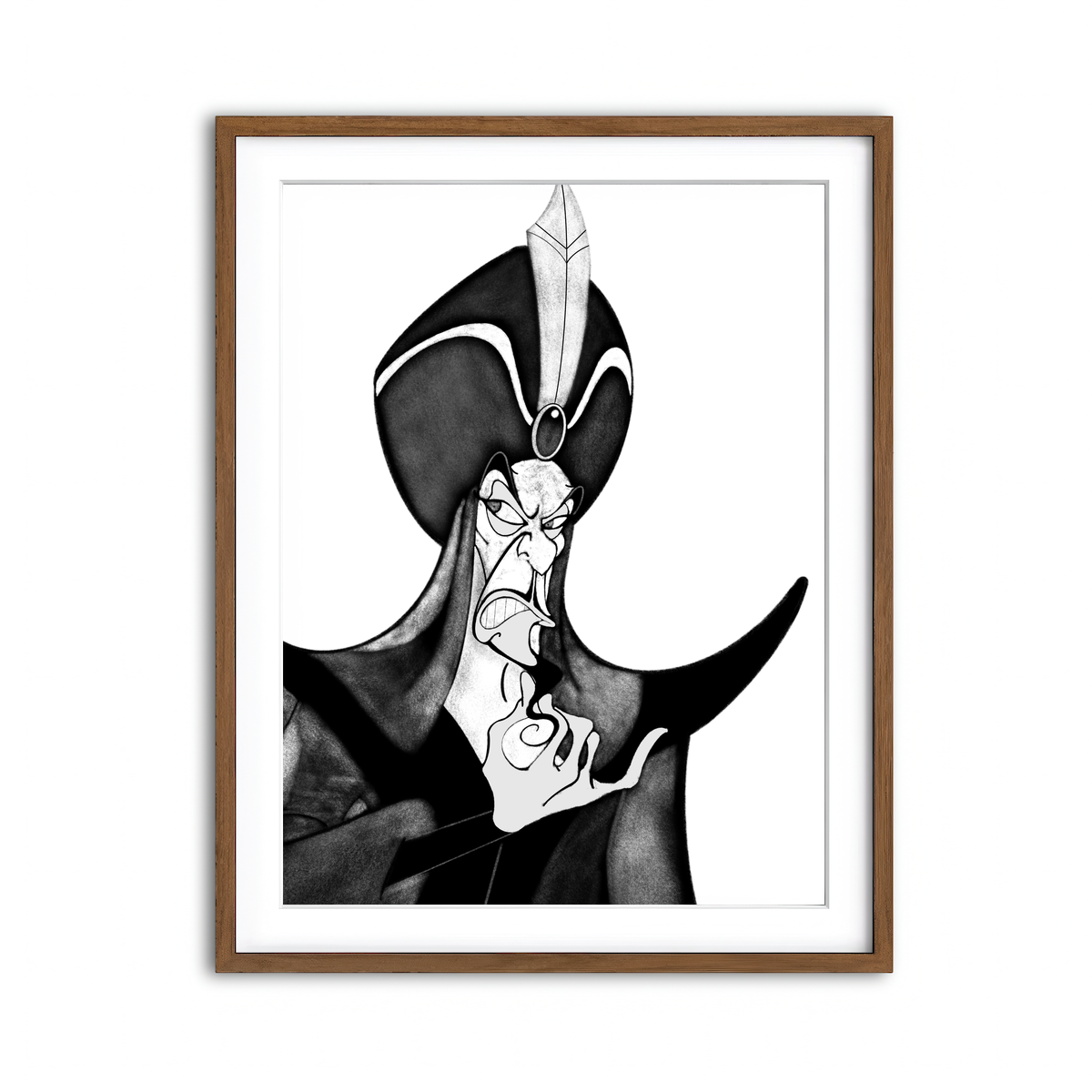 Framed Print 3x4 Walnut