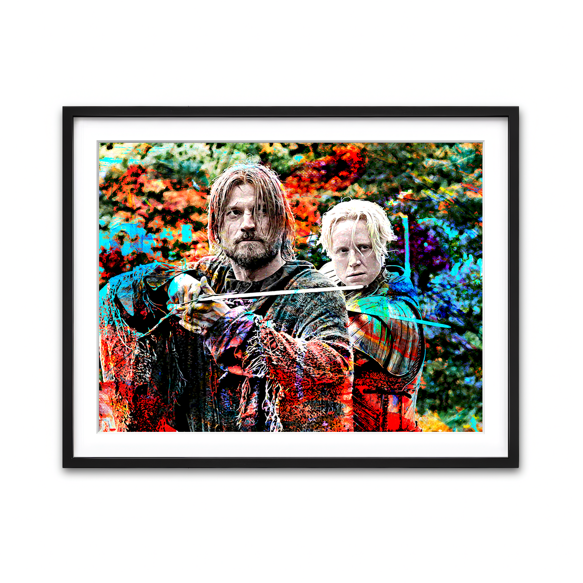 Framed Print 4x3 Black