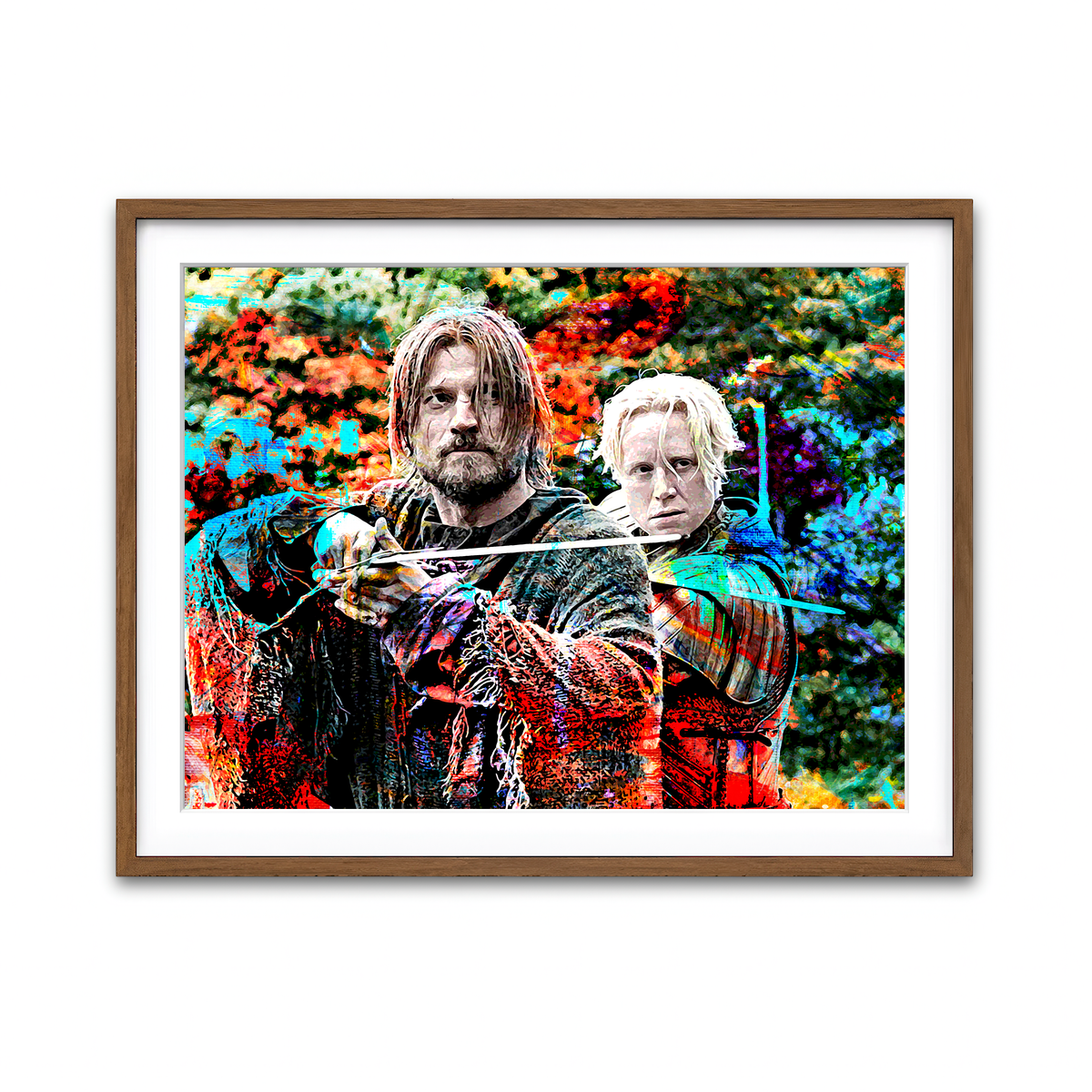 Framed Print 4x3 Walnut